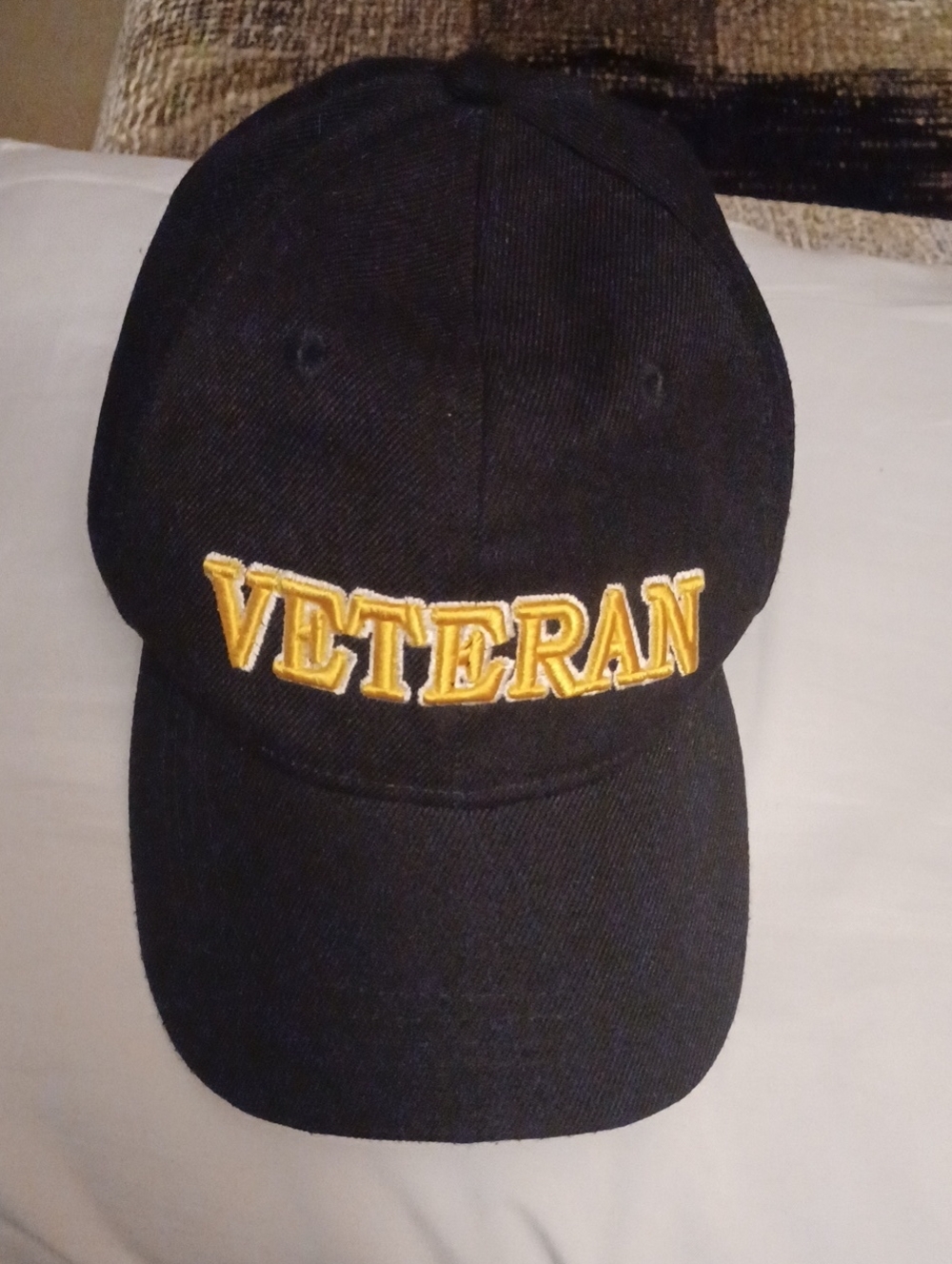 4/$80 Veteran Embroidered Baseball Cap - Adult O/S